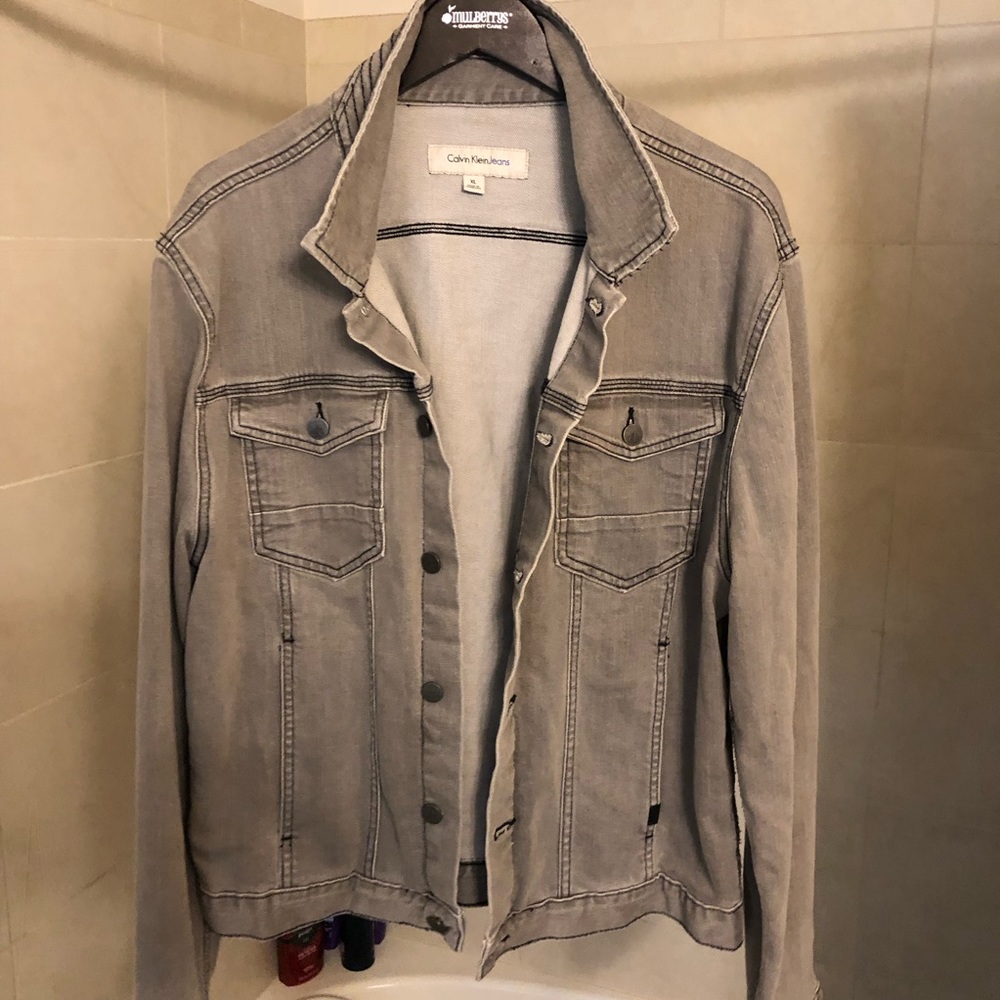 Calvin Klein Gray Jean Jacket